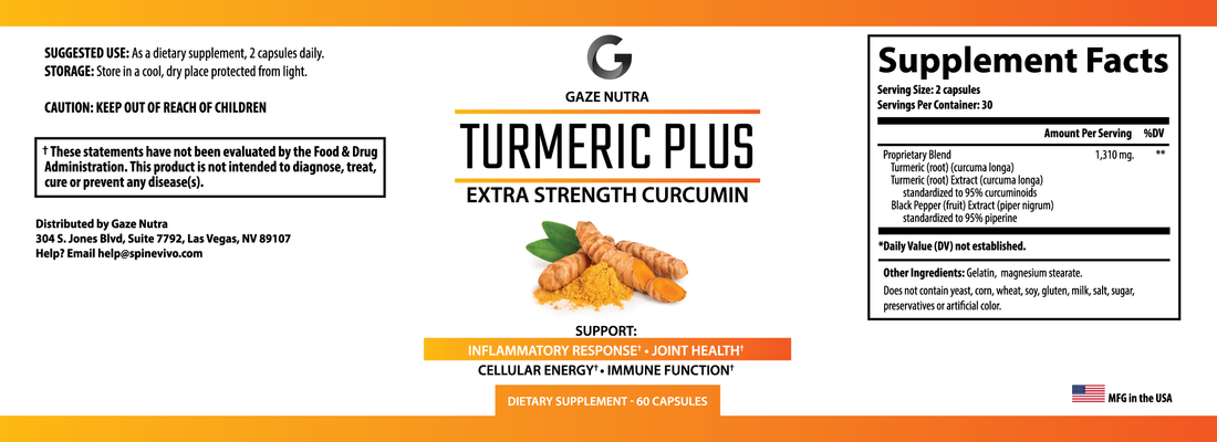 Turmeric Plus by Gaze Nutra